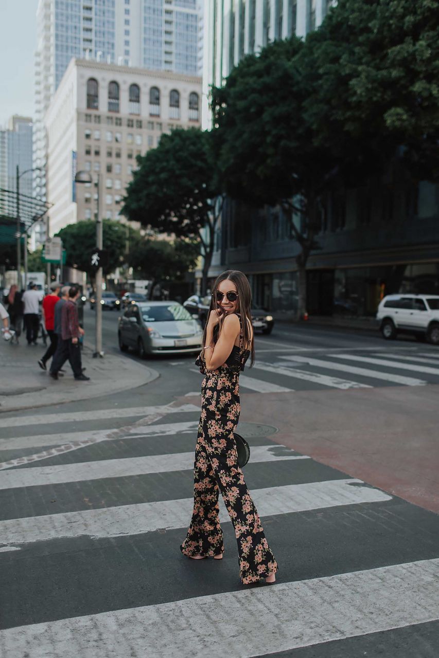 Fashion Blogger shooting in downtown Los Angeles